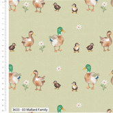 The Craft Cotton Co. 100% Cotton Farmyard Friends Family Cotton Fabric 110cm Wide Fabric for Quilting, Dressmaking, Patchwork